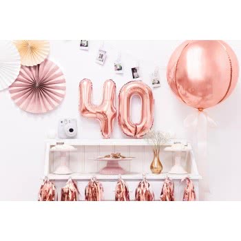OEM Foil Μπαλόνι Αριθμός 4 35Cm Rose Gold Χρυσό FB10M-4-019R 5902230779969