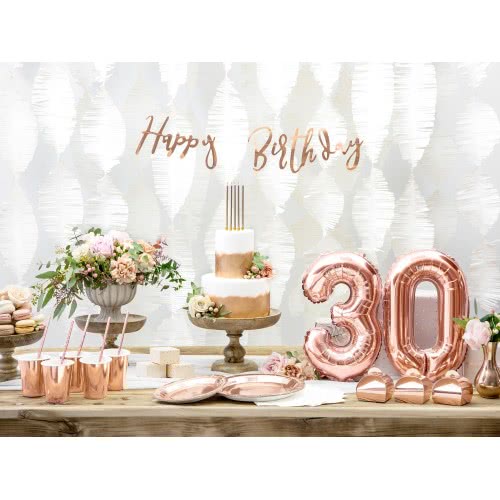 OEM Foil Balloon Number 3, 35Cm, Rose Gold FB10M-3-019R 5902230779938