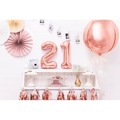 OEM Foil Balloon Number 2, 35Cm, Rose Gold FB10M-2-019R 5902230779907