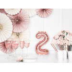 OEM Foil Balloon Number 2, 35Cm, Rose Gold FB10M-2-019R 5902230779907