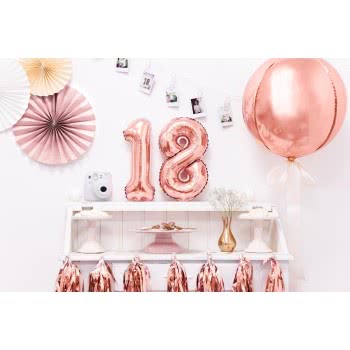 OEM Foil Balloon Number 1, 35Cm, Rose Gold FB10M-1-019R 5902230779877