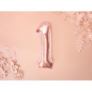 OEM Foil Μπαλόνι Αριθμός 1 35Cm Rose Gold Χρυσό FB10M-1-019R 5902230779877
