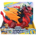 Mattel Imaginext Ιπποτες - Φιγούρες Ιππότες Με Αξεσουάρ Και Όχημα Βασιλικός Δράκος HCG47 / HCG50 194735009831