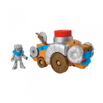 Mattel Imaginext Ιπποτες - Φιγούρες Ιππότες Με Αξεσουάρ Και Όχημα Βασιλικός Κριός HCG47 / HCG48 194735009824