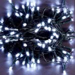 Epam 100 Χριστουγεννιάτικα Λαμπάκια LED Ψυχρό Λευκό 8μ σε Σειρά με Πράσινο Καλώδιο XLALED100W-GWW/31V 5203266042448