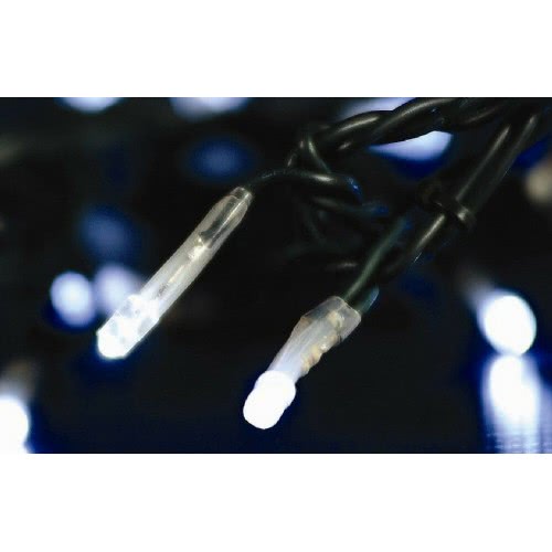 Epam 100 Χριστουγεννιάτικα Λαμπάκια LED Ψυχρό Λευκό 8μ σε Σειρά με Πράσινο Καλώδιο XLALED100W-GWW/31V 5203266042448