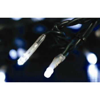 Epam 100 Χριστουγεννιάτικα Λαμπάκια LED Ψυχρό Λευκό 8μ σε Σειρά με Πράσινο Καλώδιο XLALED100W-GWW/31V 5203266042448