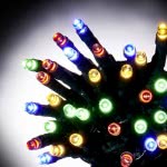 Epam 100 Χριστουγεννιάτικα Λαμπάκια LED Πολύχρωμα 8μ σε Σειρά με Πράσινο Καλώδιο XLALED100W-GM/31V 5203266042462