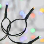 Epam 100 Χριστουγεννιάτικα Λαμπάκια LED Πολύχρωμα 8μ σε Σειρά με Πράσινο Καλώδιο και Προγράμματα XLALED100-GM/31V 5203266042684
