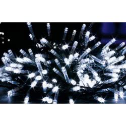 Epam 800 Χριστουγεννιάτικα Λαμπάκια LED Ψυχρό Λευκό 43μ σε Σειρά με Πράσινο Καλώδιο και Προγράμματα XLALED800-GW/31V 52032660431