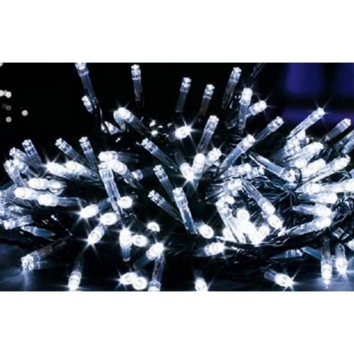 Epam 800 Χριστουγεννιάτικα Λαμπάκια LED Ψυχρό Λευκό 43μ σε Σειρά με Πράσινο Καλώδιο και Προγράμματα XLALED800-GW/31V 52032660431