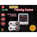 MG TOYS Κονσόλα Παιχνιδιών Τηλεόρασης Mg Super Family Game 16 Bit 167 Games 406041 5204275060416