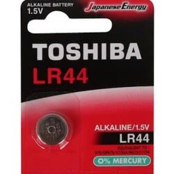 TOSHIBA Αλκαλική Μπαταρία LR44 (Κουμπί) 00152717 4904530594243