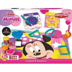 As company Πλαστελίνη Minnie Μαθαίνω Τα Σχήματα Και Τα Χρώματα Βαζάκια Με Καπάκια Καλουπάκια 224Gr 1045-03588 5203068035884
