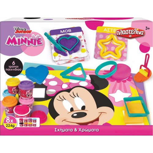 As company Dough Learning Shapes And Colors Set 8 Pots With 3D Caps 224Gr For Ages 3+ 1045-03588 5203068035884