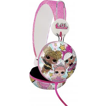 otl technologies Lol Surprise Glitter Glam Tween Dome Kids Wired Headphones (Official Licensed Product)  5055371622769