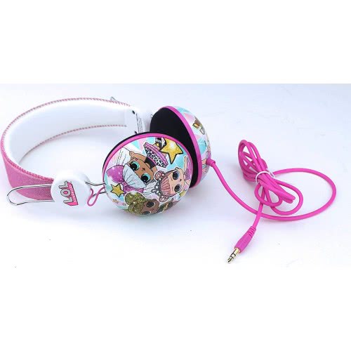 otl technologies Lol Surprise Glitter Glam Tween Dome Kids Wired Headphones (Official Licensed Product)  5055371622769