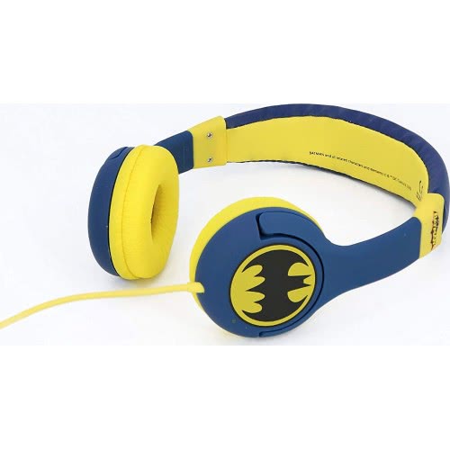 otl technologies Batman Bat Signal Wired Headphones For Children Aged 3 To 7 Years Blue  5055371623018
