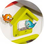 Smoby Νέο Jura Lodge Playhouse Σπιτάκι, Γκρι, Πράσινο, Λευκό, Κόκκινο 810500 3032168105003