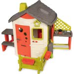 Smoby Neo Jura Lodge Playhouse, Grey, Green, White, Red 810500 3032168105003