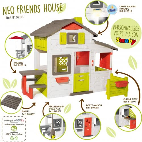Smoby Kids Customisable Friends Playhouse (2.1M Tall) 810203 3032168102033