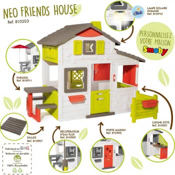 Smoby Kids Customisable Friends Playhouse (2.1M Tall) 810203 3032168102033