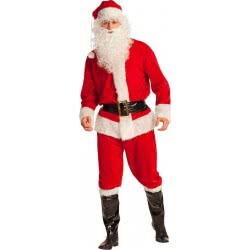 boland Deluxe Santa Claus Costume, Red/White, M/L 313412 8712026134127