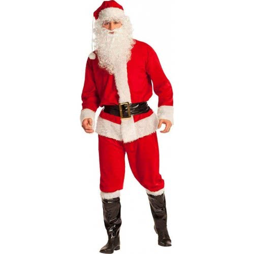 boland Deluxe Santa Claus Costume, Red/White, M/L 313412 8712026134127