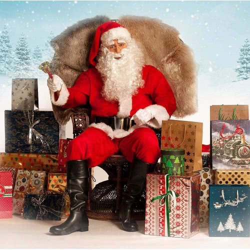 boland Deluxe Santa Claus Costume, Red/White, M/L 313412 8712026134127