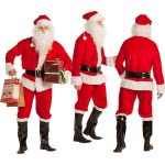 boland Deluxe Santa Claus Costume, Red/White, M/L 313412 8712026134127