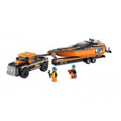 LEGO CITY 4X4 With Powerboat 4X4 Με Ταχύπλοο 60085 5702015350235