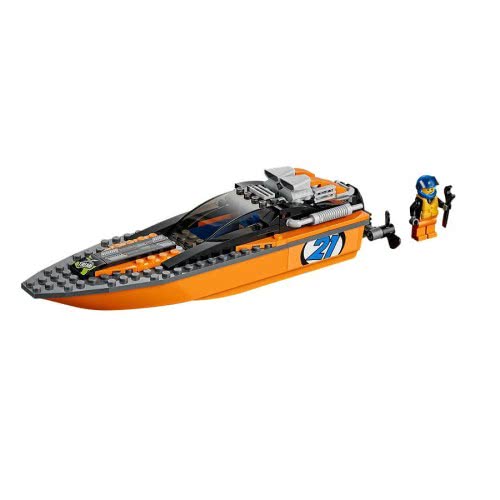 LEGO CITY 4X4 With Powerboat 4X4 Με Ταχύπλοο 60085 5702015350235