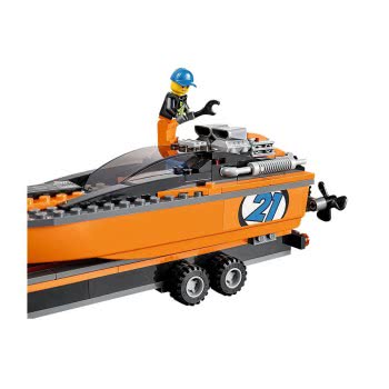 LEGO CITY 4X4 With Powerboat 4X4 Με Ταχύπλοο 60085 5702015350235