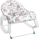 Mattel Infant-To-Toddler Ριλάξ-Κούνια Σχέδιο Ουράνιο Τόξο GVG93 887961926262