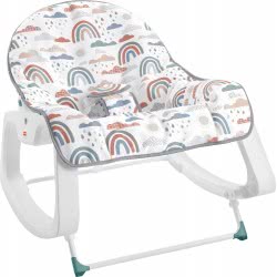 Mattel Infant-To-Toddler Ριλάξ-Κούνια Σχέδιο Ουράνιο Τόξο GVG93 887961926262