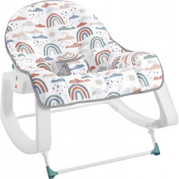 Mattel Infant-To-Toddler Ριλάξ-Κούνια Σχέδιο Ουράνιο Τόξο GVG93 887961926262