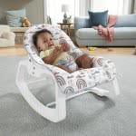 Mattel Infant-To-Toddler Ριλάξ-Κούνια Σχέδιο Ουράνιο Τόξο GVG93 887961926262