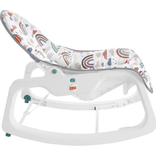 Mattel Infant-To-Toddler Ριλάξ-Κούνια Σχέδιο Ουράνιο Τόξο GVG93 887961926262