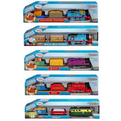 Mattel Μηχανοκίνητα Τρένα Με 2 Βαγόνια BMK93 / ASST 746775384258