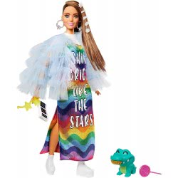 Mattel Barbie Extra Rainbow Dress GYJ78 887961973365