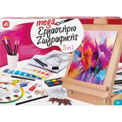 As company Μαθαίνω και Δημιουργώ Mega Εργαστήριο Ζωγραφικής 5 σε 1 1038-11028 5203068110284