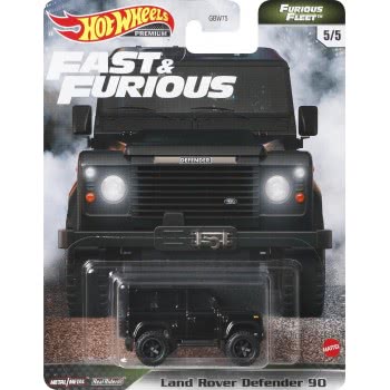Mattel Hot Wheels Fast And Furious Vehicles Land Rover Defender 90 GBW75 / GRK58 887961906455