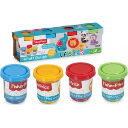 Mattel Σετ 4 Μικρά Βαζάκια Πλαστελίνη 03236 8693830032369