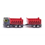 siku Truck With Dumper Body And Tipping Trailer 1685 4006874016853