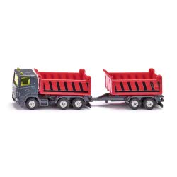 siku Truck With Dumper Body And Tipping Trailer 1685 4006874016853