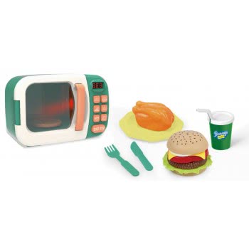 Toys-shop Choice B/O Microwave Oven With Burger JU061894 6990521618942