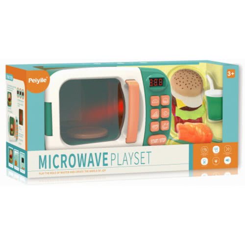 Toys-shop Choice B/O Microwave Oven With Burger JU061894 6990521618942