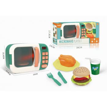 Toys-shop Choice B/O Microwave Oven With Burger JU061894 6990521618942