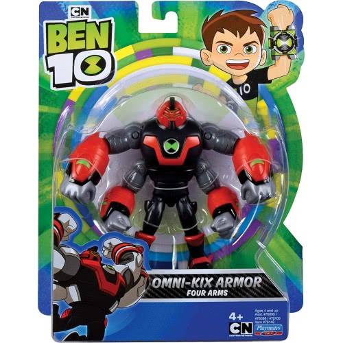 Giochi Preziosi Ben 10 Βασική Φιγούρα W16 Omni-Kix Armor Four Arms BEN47D10 8056379101444