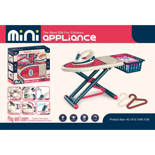 Toys-shop Choice B/O Home Appliance Iron Board Set With Light (Not Included Battery/2*AA) JU063155 6990521631552